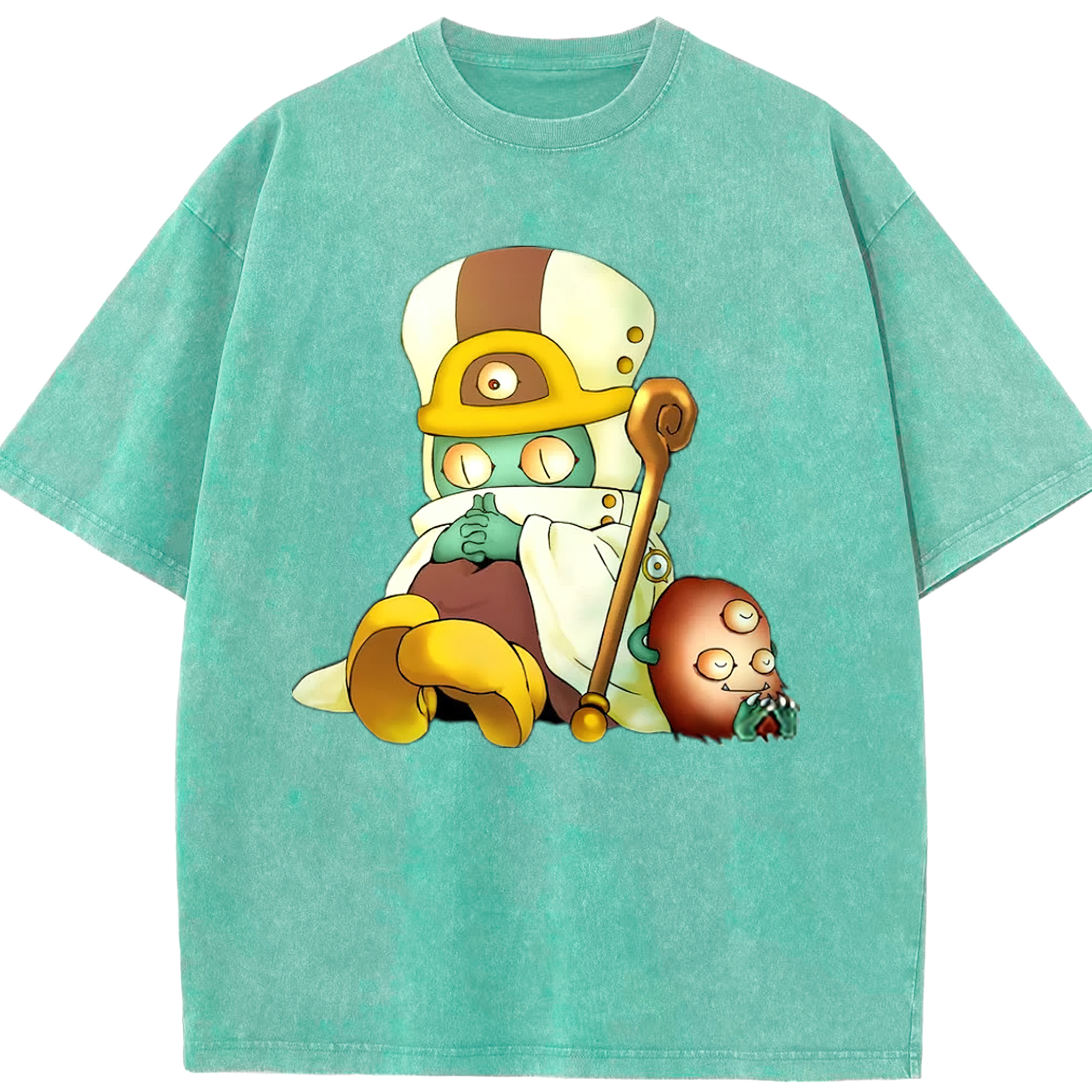 （画像用） 遊☆戯☆王 Yu-Gi-Oh! 綿100% ヴィンテージ風 半袖Tシャツ（フロントプリント）
